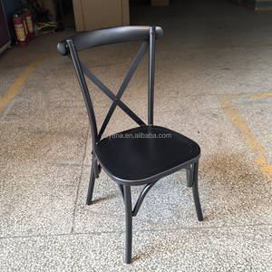 Vente en gros bon marché chaise de mariage de luxe durable chaise à dossier croisé noir pour <span class=keywords><strong>la</strong></span> <span class=keywords><strong>location</strong></span> d'événements - Product Image 1