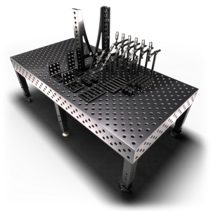 <span class=keywords><strong>Table</strong></span> de soudage nitrurée D28 Grid - Acier antirouille de qualité militaire et résistance industrielle <span class=keywords><strong>à</strong></span> l'abrasion CE - Product Image 3