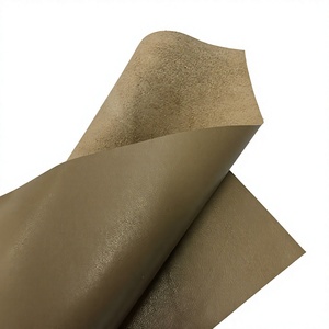 Genuine <b>Leather</b> Sheet Cow Skin 1.2-1.4 mm Thickness Brushed Sueded Grain Solid Color Furniture Use Customizable Designs Latest - Product Image 1