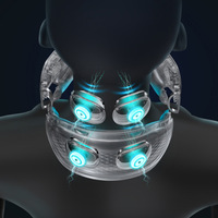Masseur de série de colonne vertébrale cervicale impulsion soins du cou massage chauffant 4d masseur de cou à impulsion électrique intelligente