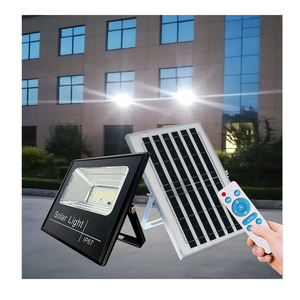 IP65 étanche 50W/100W/200W en alliage d'aluminium LED projecteurs télécommande garantie de 5 ans pour l'éclairage de sécurité extérieur solaire - Product Image 1