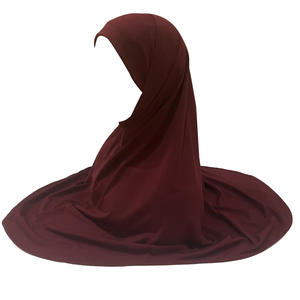 คุณภาพสูงอิสลามมุสลิมชาติพันธุ์ผ้าพันคอผู้หญิงขนาดใหญ่ทันทีฮิญาบภายใต้หมวก Khimar <span class=keywords><strong>2</strong></span> ชิ้นชุด - Product Image 6