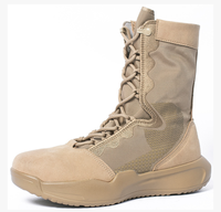 Bottes TSB01 noires kaki légères avec semelle intermédiaire en PU, semelle extérieure en PU, tige en tissu Oxford et doublure.