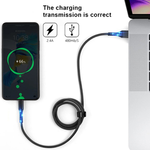 USB-<strong>C</strong> <strong>Type</strong>-<strong>C</strong> Fast <strong>Charging</strong> <strong>Cable</strong> 2.4A Aluminum Alloy 1m Nylon Material Smart Phone Data <strong>Cable</strong> USB to USB-<strong>C</strong> - Product Image 4