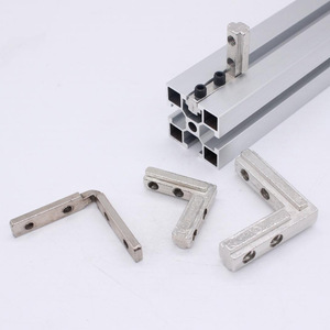 Deying Industrial Aluminum Profile Accessories National Standard Built-in Corner Slot Connector for 3030 4040 Steel Angles - Product Image 2