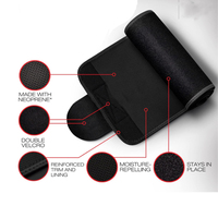 Ceintures de compression abdominale en néoprène avec logo personnalisé, anti-transpiration et flexibles pour l'entraînement et le fitness