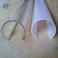 Diffuseurs de lumière par extrusion en PC/PMMA/acrylique pour bandes LED, caches de lampes linéaires, abat-jour blanc laiteux transparent