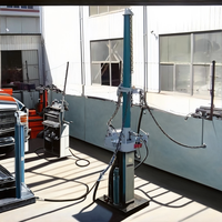 Banc de réparation de carrosserie automobile en métal AOS, équipement d'atelier de carrosserie avec machine à redresser les châssis, table de travail 7000x4000mm, 220V/380V, garantie 18 mois