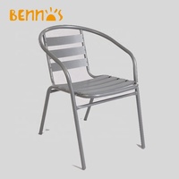 Vente en gros de chaises en aluminium pour l'extérieur chaise empilable chaise de plage