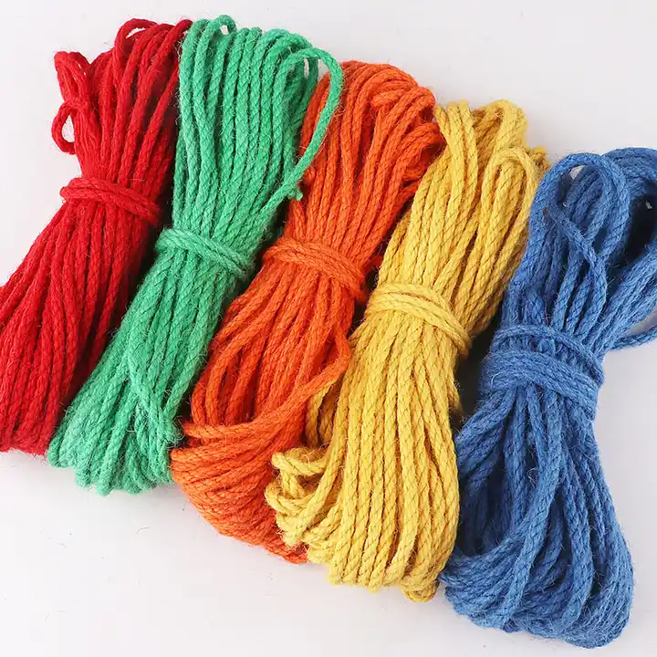 5MM color hemp rope thick dark