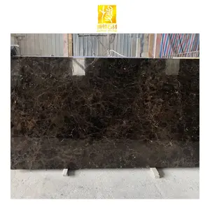 Natural Stone Dark Coffee Marble Slab Black Natural Flooring Tiles and Marble Stone