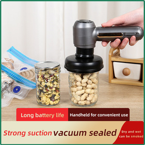 เครื่องซีลสูญญากาศแบบมือถืออเนกประสงค์ รุ่นใหม่ แรงดูดสูง พร้อมหน้าจอดิจิตอล ใช้ได้ทั้งแบบแห้งและแบบเปียก สำหรับห้องครัว - Product Image 4