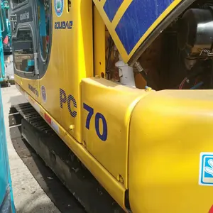 Ucuz satış kullanılan Mini ekskavatör Komatsu PC70 7 Ton kullanılmış ekskavatör satılık