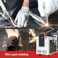 Machine de soudage laser portable JQLASER 1kw 1.5kw 2kw à refroidissement par air pour métal, or, mini