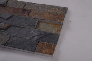 HS-ZT002 pizarra oxidada casa panel exterior cara dividida al aire libre de la pared de azulejos de piedra - Product Image 6