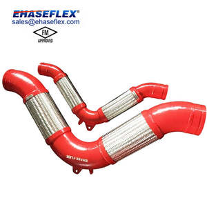 Conector flexible de movimiento multidireccional de bucle de fuego V-Flex de acero inoxidable aprobado por FM para válvulas de tuberías - Product Image 6