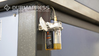 Máquina de Corte en V Hidráulica de Construcción Duradera, Cortadora de Cantos en V de Alta Resistencia con Protector de Seguridad para Fabricación de Puertas y Ventanas Metálicas