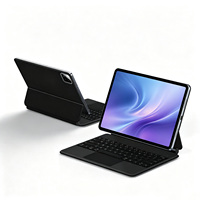 Clavier rétroéclairé RVB 7 couleurs en promotion pour Xiaomi Pad 6S Pro 12,4 pouces, clavier intelligent sans fil pour tablette avec pavé tactile
