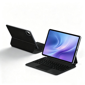 Clavier rétroéclairé RVB 7 couleurs en promotion pour Xiaomi Pad 6S <span class=keywords><strong>Pro</strong></span> 12,4 pouces, clavier intelligent sans fil pour tablette avec pavé tactile - Product Image 2