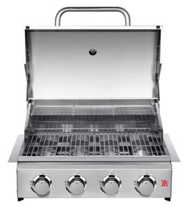 Parrilla de barbacoa de Gas multifunción de acero inoxidable resistente, <span class=keywords><strong>asador</strong></span> integrado para cocina moderna al aire libre para salpicaduras de apartamento - Product Image 4