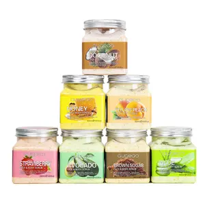 Guangzhou Factory Hot Selling Salt Scrub Natural Body Sugar Scrub Exfoliate Skin Whitening Body Scrub