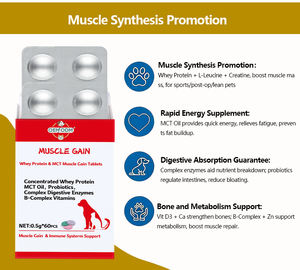 कुत्तों और बिल्लियों के लिए ओम गंध जैविक प्राकृतिक मांसपेशियों को बढ़ावा देता है-तेजी से अवशोषण स्वस्थ वजन और मांसपेशियों की वसूली को बढ़ावा देता है - Product Image 4