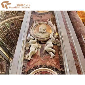 Prix d'usine France White <span class=keywords><strong>Pigeon</strong></span> Red Marble pour une belle décoration d'église - Product Image 3