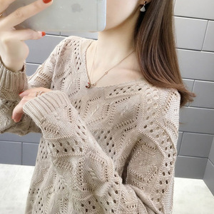 2022上衣女士西方针织品时尚女士休闲衬衫 - Product Image 3