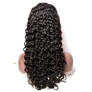 Peluca de Cabello Humano Virgen Brasileño con Ondas Naturales, sin Pegamento, con Cierre de Encaje, Estilo Mojado y Ondulado, 150% de Densidad, Pelucas de Cabello Humano con Frente de Encaje - Product Image 2