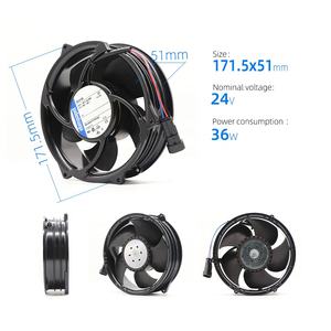 Ventilador Axial de Refrigeración Siemens con Inversor Eléctrico de 24V DC 36W IP20, Rodamiento de Bolas de Hierro Fundido de 17CM, para 6314HR-900 6314HR - Product Image 2