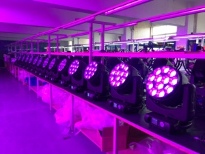شعاع فائق براقة جديد 12x40W RGBW إضاءة LED برأس متحرك يمكن أن تكبير للمسرح DJ ليلي - Product Image 3
