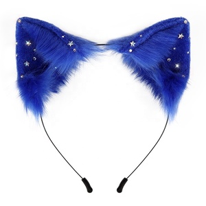 निर्माता प्रत्यक्ष बिक्री बिल्ली और कुत्ते कान हेडबैंड नकली फर-प्रीमियम बिल्ली और कुत्ते कान सहायक उपकरण - Product Image 2