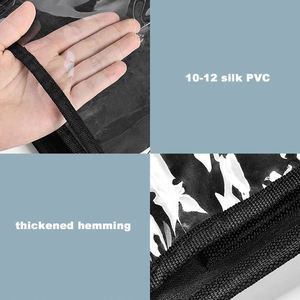 Porte-vêtements suspendu double face en tissu Oxford, organisateur de rangement pour 24 rouleaux de serviettes et leggings de yoga - Product Image 3