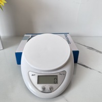 Brood Bakken Elektronische Weegschaal Meisje Lieverd Schattige Ventilator Elektronische Gram Weegschaal Huis Keuken Fruitschaal Met Led Display