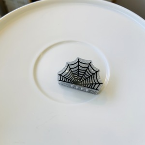 Premium Halloween Ins diseño elegante pinzas para el cabello pequeño destrozado calabaza fantasma horquilla 5cm ácido acético perla tela nuevo diseño - Product Image 5