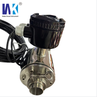 Medidor de Flujo Electromagnético WEIKEZHIYI WKLD DN200 PTFE 1.6MPa para Agua de Mar y Cemento, Tipo Dividido, Digital, OEM, Conexión por Brida