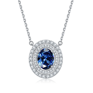 Collar <span class=keywords><strong>de</strong></span> Plata <span class=keywords><strong>de</strong></span> Ley 925 con Racimo <span class=keywords><strong>de</strong></span> Diamantes y Piedras Preciosas con los Doce Signos del Zodiaco - Product Image 4