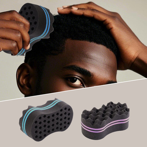 Sevich éponge afro à double ondulation latérale pour cheveux bouclés - Product Image 2