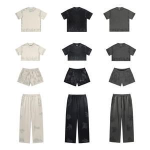 เสื้อยืดผู้ชายผ้าคอตตอน 100% หนัก 280 แกรม ทรงโอเวอร์ไซส์ สไตล์วินเทจ ล้างสีแบบแอซิด พร้อมสกรีนโลโก้ตามสั่ง ขายส่ง - Product Image 5