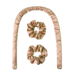 Bigoudi de nuit sans chaleur en satin flexible 25 mm pour ondulations, ensemble de chouchous multicolores - Product Image 4