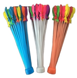 Holi Latex Water Balloons Bunch-Decoración de fiesta Globo de agua para cumpleaños y Día de San Valentín Unisex - Product Image 1