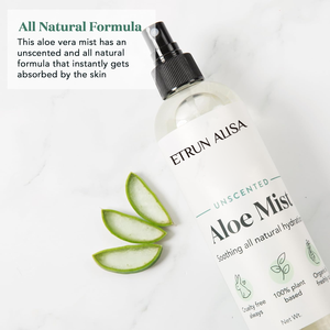 ETRUN ALISA Etiqueta Privada para después del sol, spray <span class=keywords><strong>de</strong></span> alivio y niebla <span class=keywords><strong>de</strong></span> aloe, enfriamiento sin perfume, quemaduras solares, reduce <span class=keywords><strong>el</strong></span> enrojecimiento, tóner facial - Product Image 2