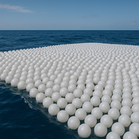 SDBALLS 3mm 3.5mm 4mm 4.5mm 3/16 pouce 4.763mm Sphère flottante creuse en plastique PVDF HDPE PP moulée par soufflage
