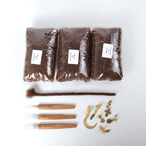 Orientafason 도매 100% 인간 처녀 머리 아프리카 변태 곱슬 벌크 dreadlocks 레미 대량 땋기 위해 인모 - Product Image 2