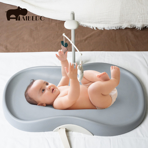 Tapis à <span class=keywords><strong>langer</strong></span> pour bébé Aibedo en PU, léger, portable, imperméable, rembourrage ferme, s'adapte à toutes les tables à <span class=keywords><strong>langer</strong></span> - Product Image 3