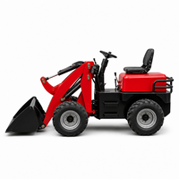 Chargeur frontal électrique miniature FS 500 avec godet pour travaux de construction, certifié CE