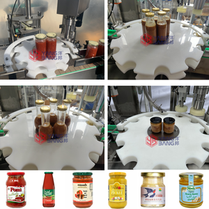 Nhựa Jar mật ong bơ đậu phộng Máy chiết rót chai nước sốt làm đầy và đóng nắp máy 250G 500G - Product Image 6