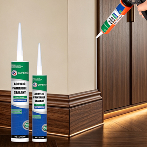 Mastic acrylique aqueux peignable à faible teneur en COV pour le remplissage des joints muraux intérieurs, le scellement des plinthes, des portes et des encadrements <span class=keywords><strong>de</strong></span> fenêtres - Product Image 2