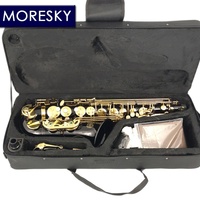 MORESKY Alto Saxophone EB Tone Black E-Flat Wind Instrument Brass & Alloy MAS-102