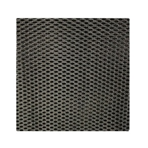 Tissu en maille noire 100 % polyester imperméable pour doublure de chaussures, poches, t-shirts et gilets tactiques - Product Image 2